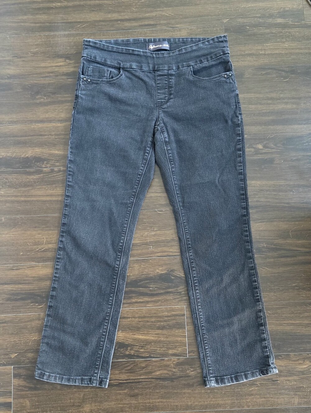 Reitmans Black Stretch Jeans - Petite Size 8 / Size 29